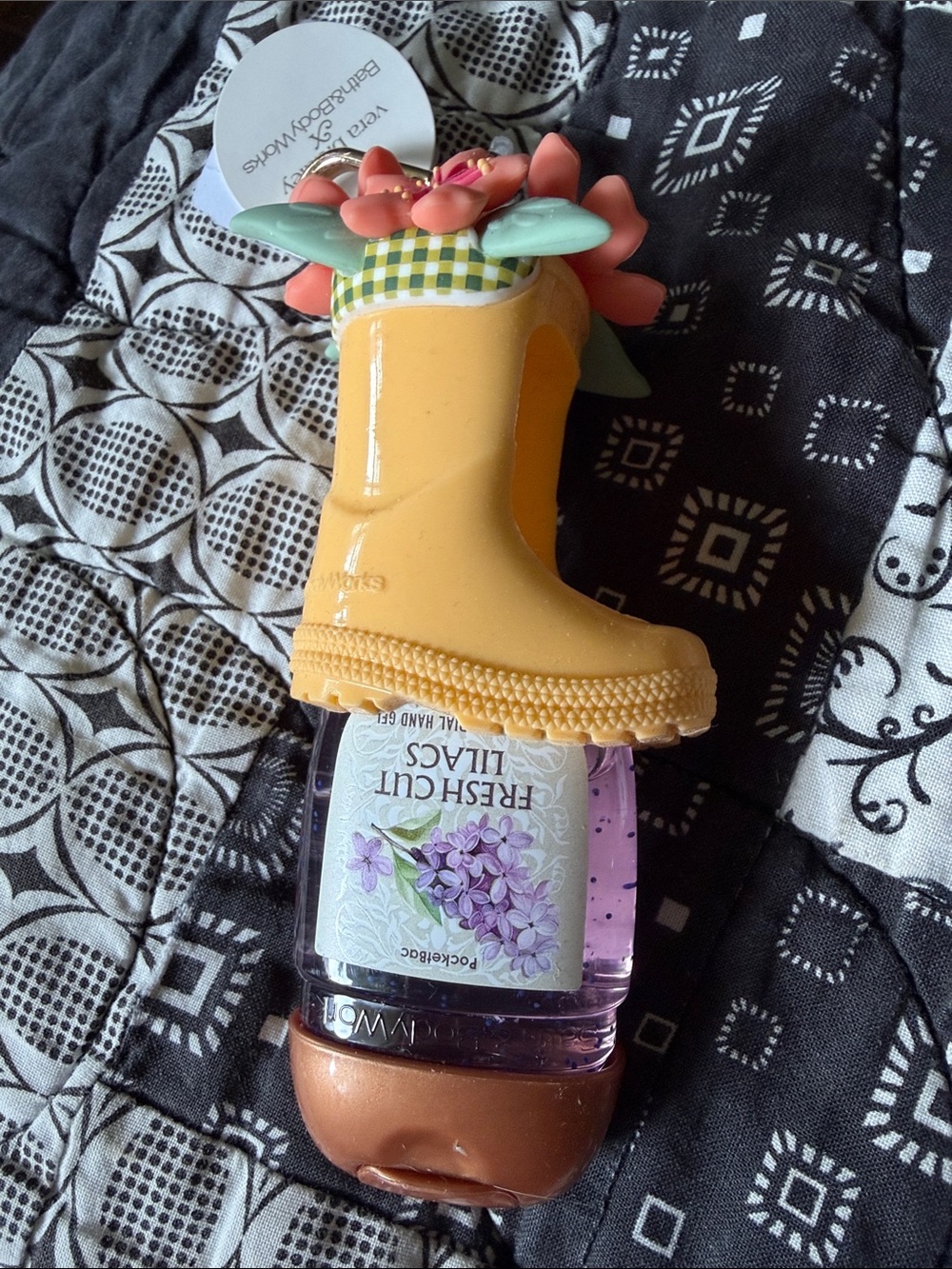 Bath & Body Works x Vera Bradley Rain Boot PocketBac Holder with sanitizer
